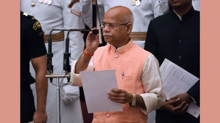 shiv pratap shukla to take oath as telangana governor today